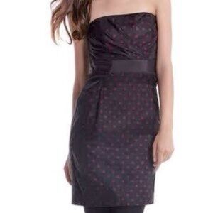 White House Black Market | 100% Silk Strapless Dress